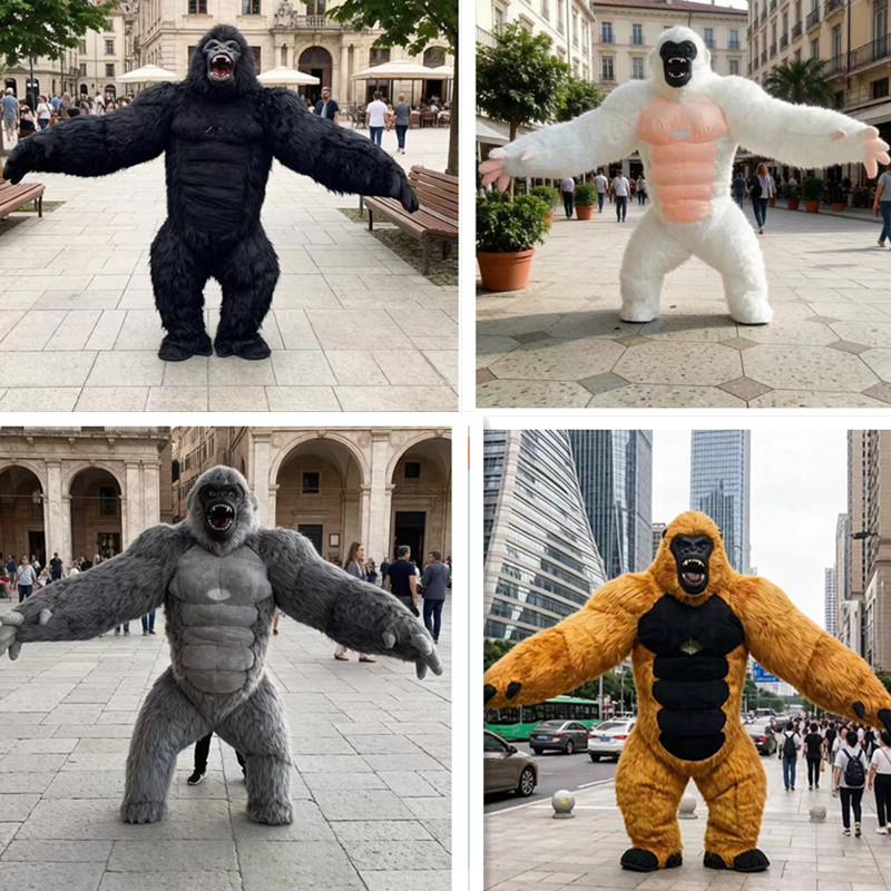 Inflatable Dinosaur Costume Adult - Inflatable Mascot Gorilla Costume For Birthday