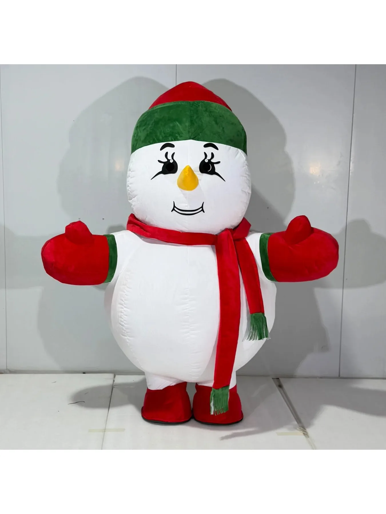 Inflatable Snowman Mascot Cost - Costumes 评论和价格