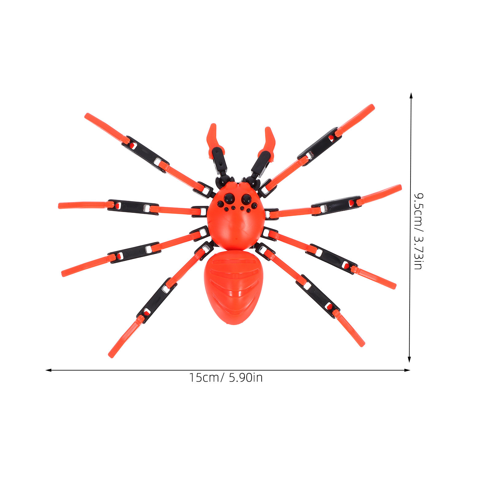 Fake Spider Toys 8Pcs Movable  - Prank Toys 评论和价格