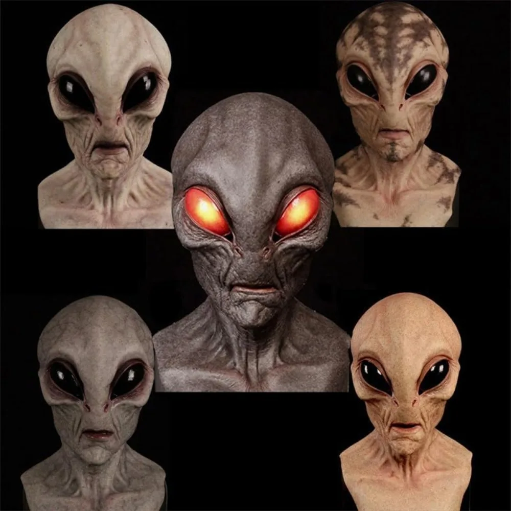 Halloween Costume Alien Dinosa - Latex Alien Mask Realistic 评论和价格