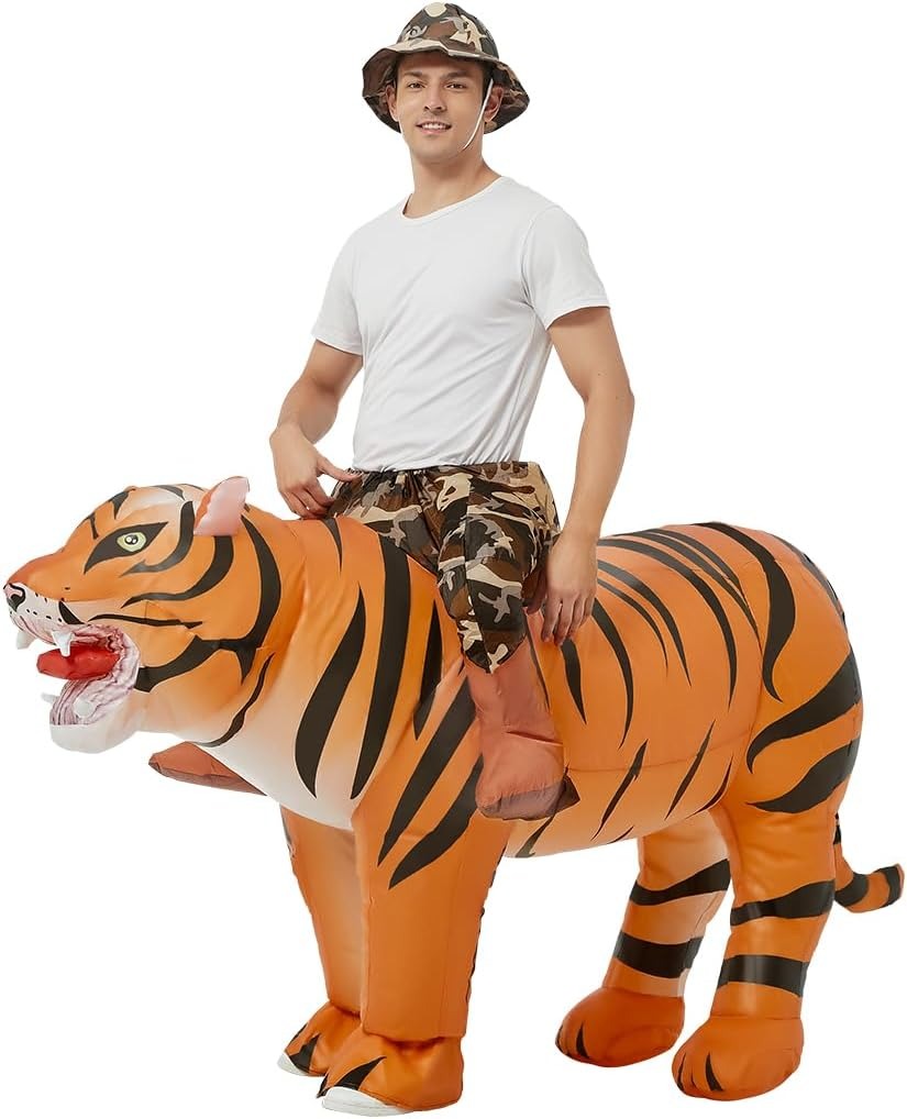 Inflatable Tiger Costume for A - Costumes 评论和价格