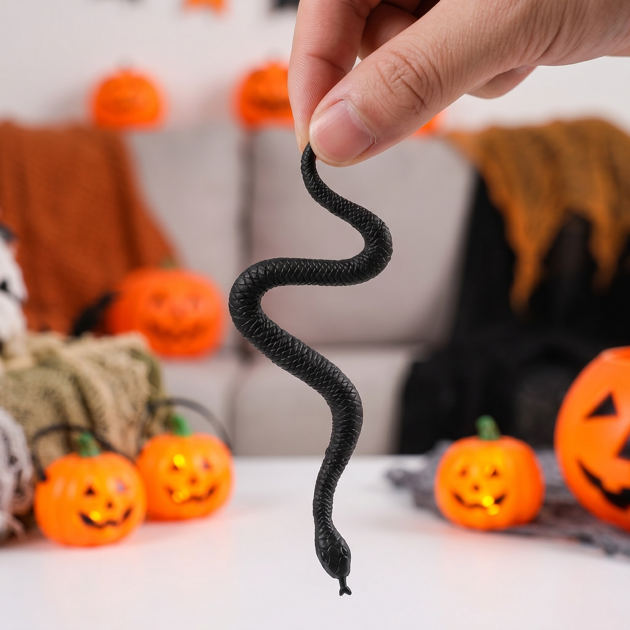 100pcs Realistic Scary Snake P - Prank Toys 评论和价格