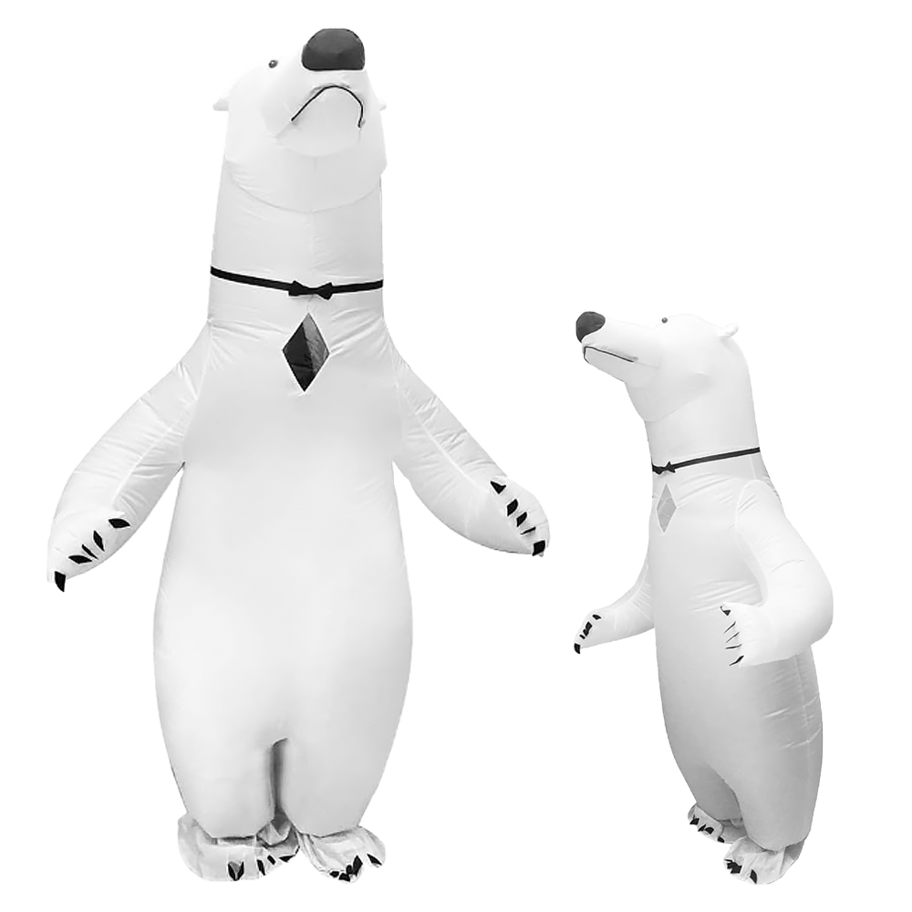 Polar bear Inflatable Costumes - Inflatable Dinosaur Costume Adult 评论和价格