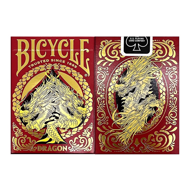 Bicycle Dragon Red Playing Car - Magic Tricks 评论和价格