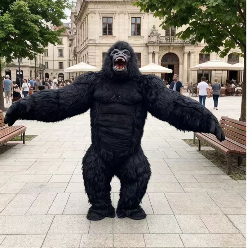 Inflatable Mascot Gorilla Cost - Inflatable Dinosaur Costume Adult 评论和价格