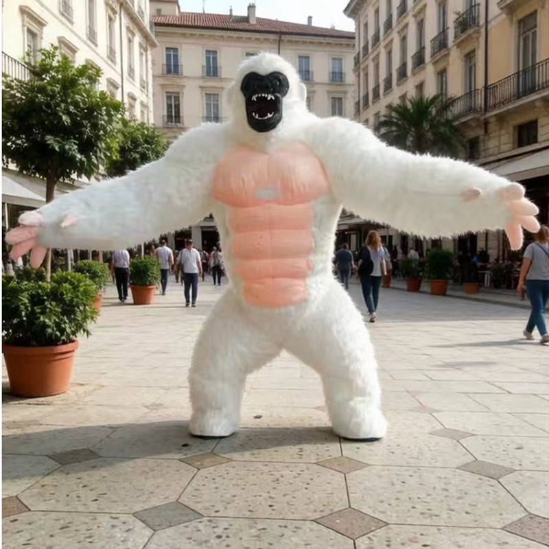 Inflatable Mascot Gorilla Cost - Inflatable Dinosaur Costume Adult 评论和价格