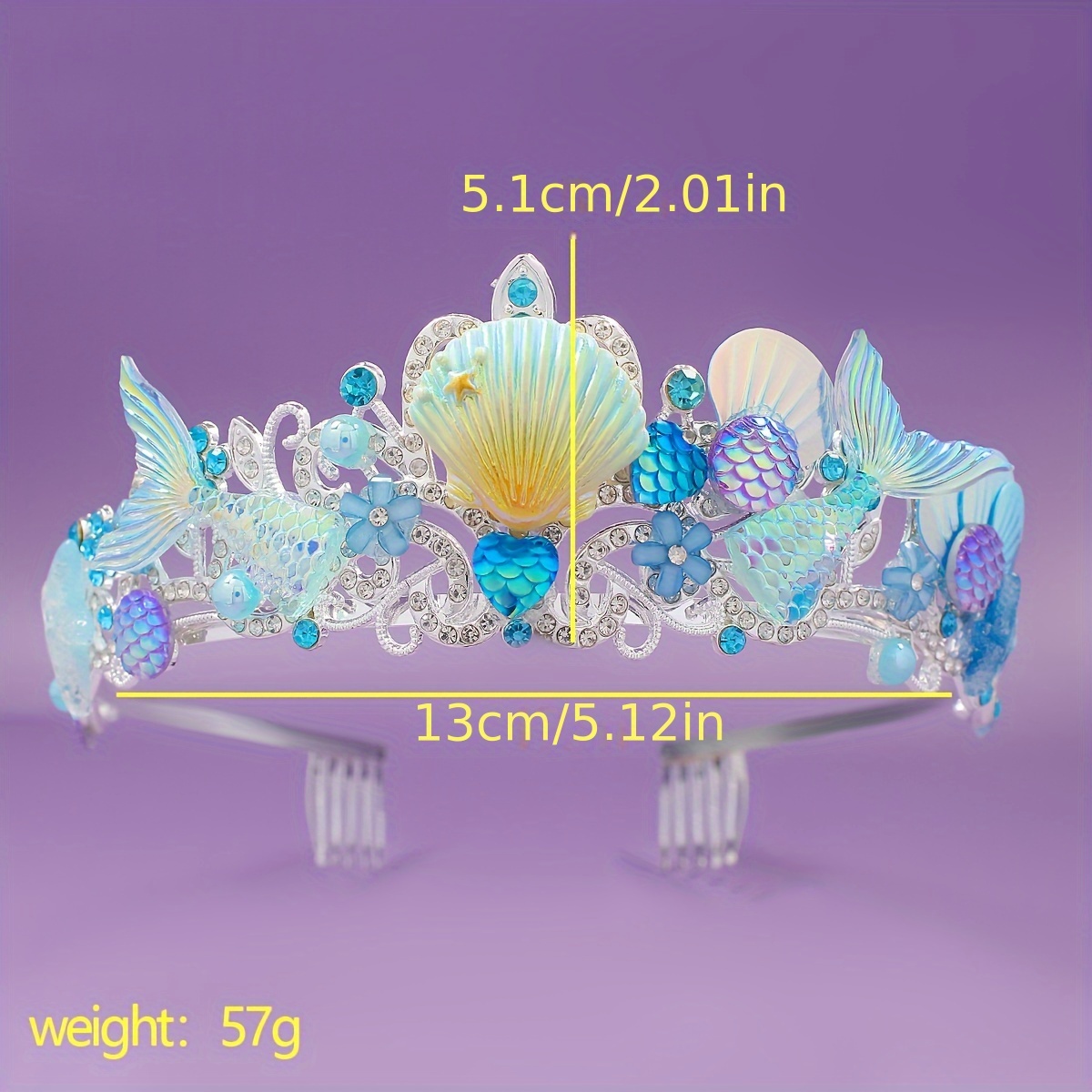 2025 New Mermaid Hair Comb Cro - Party Supplies 评论和价格